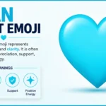 cyan heart emoji