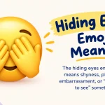 hiding eyes emoji