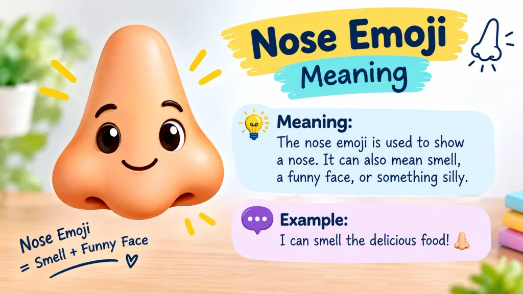nose emoji meaning
