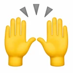 Praise Hand Emoji