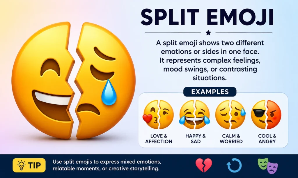 split emoji