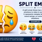 split emoji