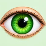 green eye emoji