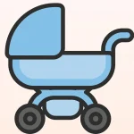 stroller emoji
